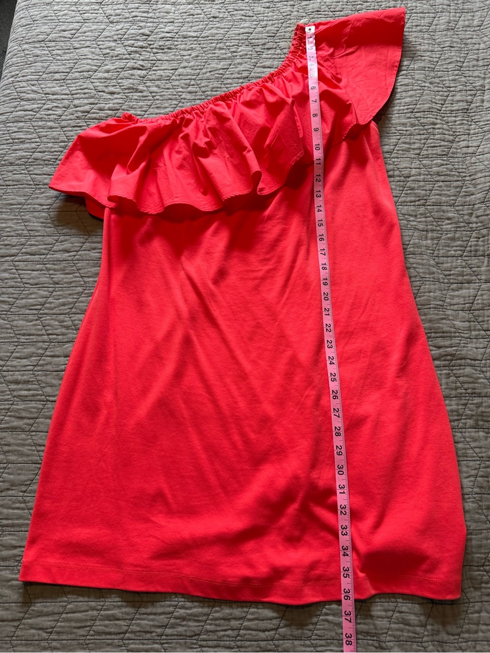 One Shoulder Ruffle Cocktail Dress - Picture 6 of 6
